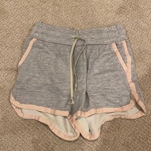Mother gray sweat shorts